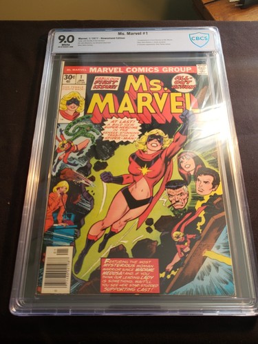 Ms. Marvel #1 (Jan 1977, Marvel) CBCS 9.0 Graded High Grade VF/NM
