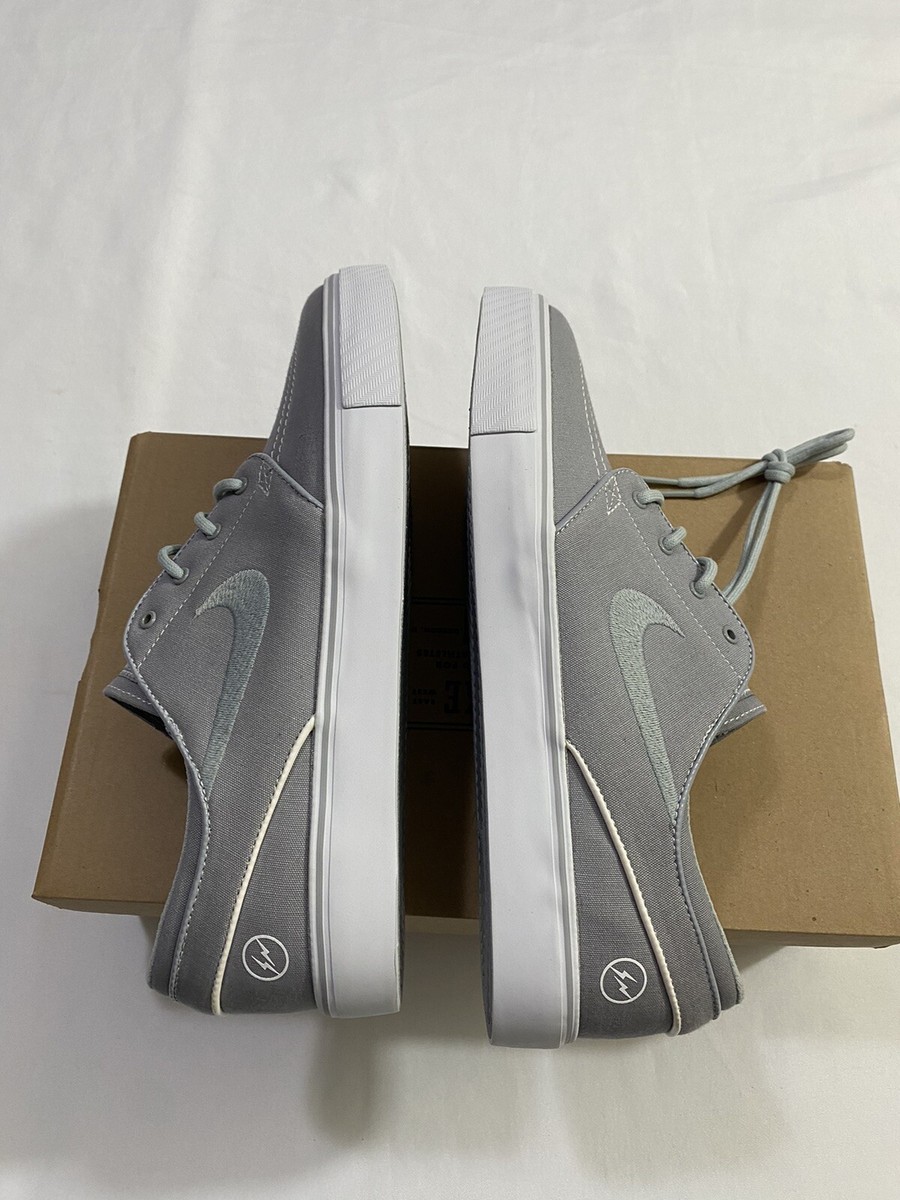 New Mens Size 9 Wolf Grey Nike Stefan Janoski Fragment
