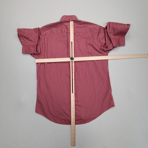 Nordstrom Shirt Mens Small Red Button Up Wrinkle Free Outdoors Casual - Picture 3 of 7