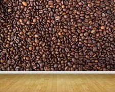 Coffee Bean Coffee Beans Backdrop Wall Art Mural Wall Paper Self Adhesive Vinyl