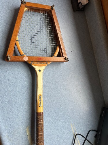Raquette De Tennis Vintage Spalding - Autograph Pancho Gonzales - 27" Grip 4 1/2