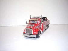 DCP FIRST GEAR 1/64 MORGAN TOWING TRI-AXLE KW T800 WITH CENTURY 9055 WRECKER