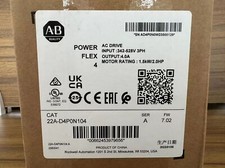 22A-D4P0N104 2022 SER A New AB PowerFlex 4 1.5 kW 2 HP AC Drive