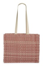 Dance Happy Cotton Shopper Tote | Made in USA | Raspberry | $68