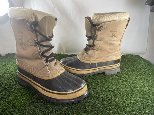 Sorel Caribou Leather Snow Boot Men 