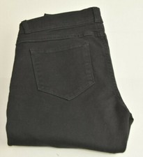  148 NEW MAX MARA MAX  Co Jeans Skinny Black Zip Cotton Low Rise Long Trouser 6