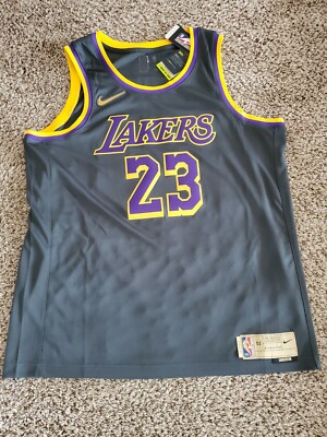 Los Angeles Lakers LeBron James #23 Nike 2021 NBA Earned Edition jersey size XL | eBay