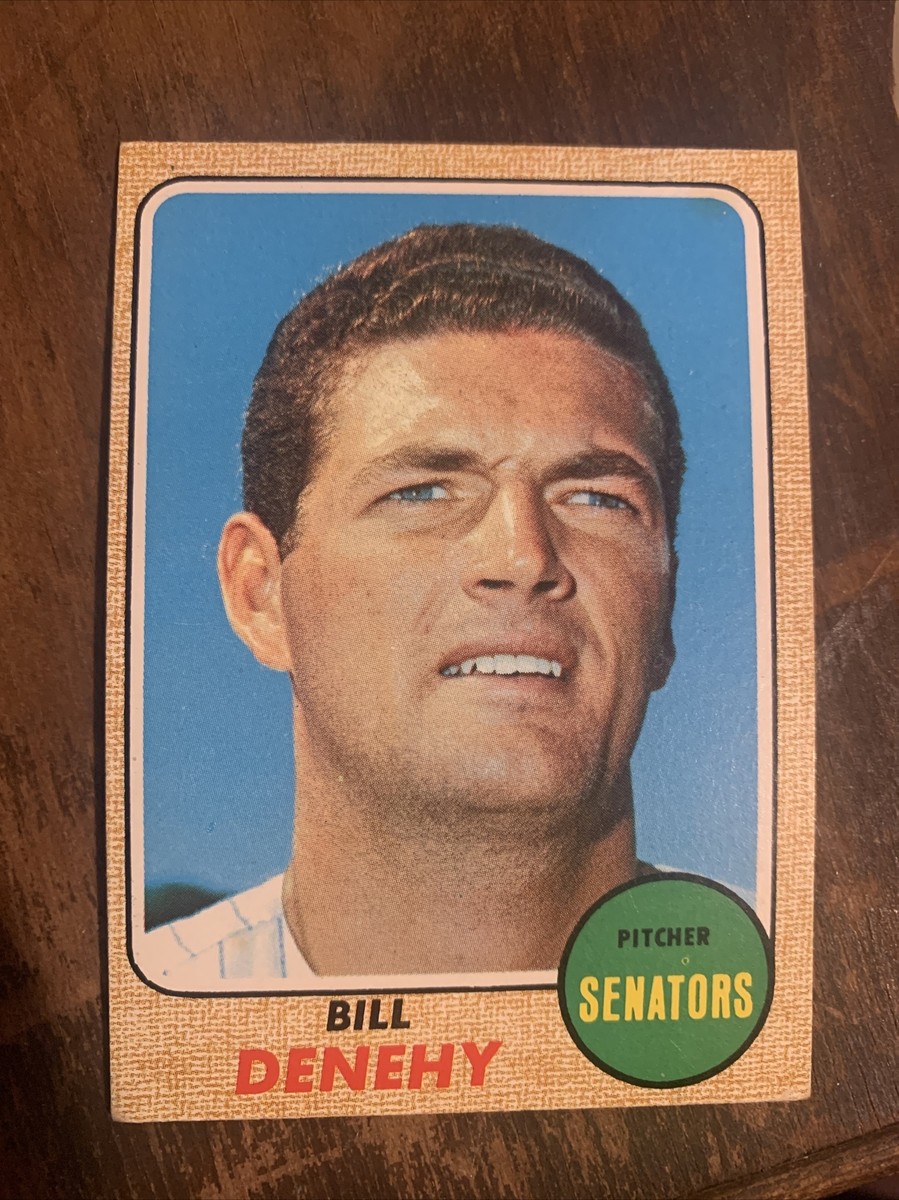 Y'tan26♔✦ 1968 Topps #526 Bill Denehy - Senators - Sharp High Number