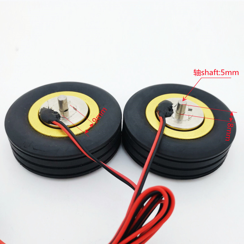 Electric Brake Wheel System For RC Airplane Turbine Jet 65mm RC