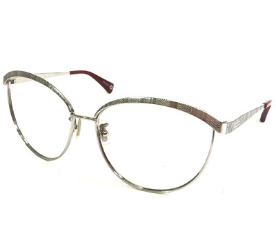 Coach Eyeglasses Frames HC 7027 Catrice 9001/14 Silver Oversized 56-15-135