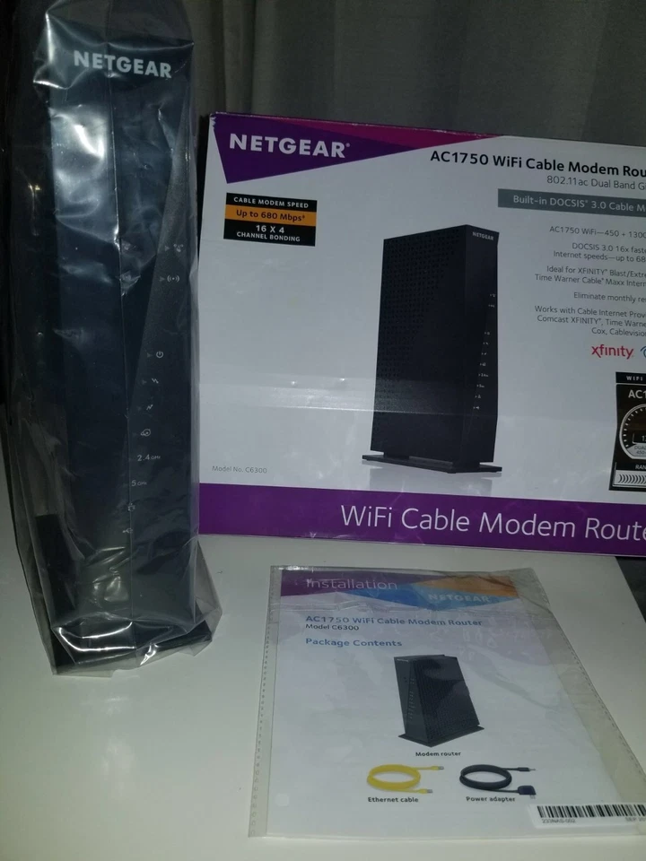 Módem por cable Netgear AC1750 WIFI de hasta 680 Mbps Foto 4 de 4