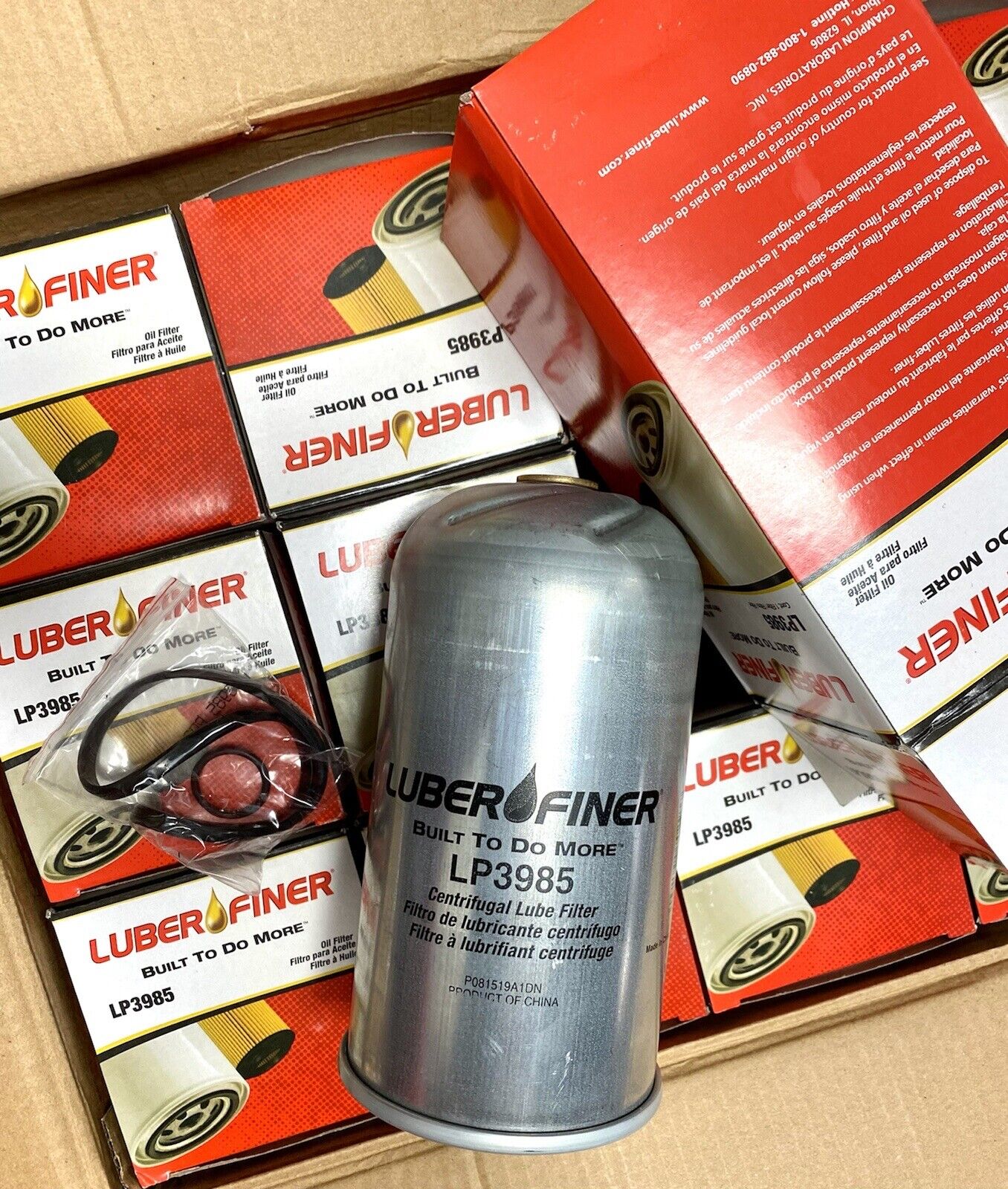 Luberfiner LP3985 Heavy Duty Oil Filter, QTY 12x