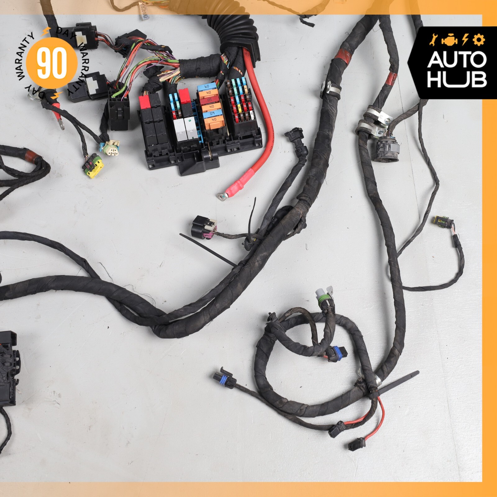 08-10 Maserati GranTurismo M145 4.2L Engine Bay Fuse Box Wiring Harness OEM