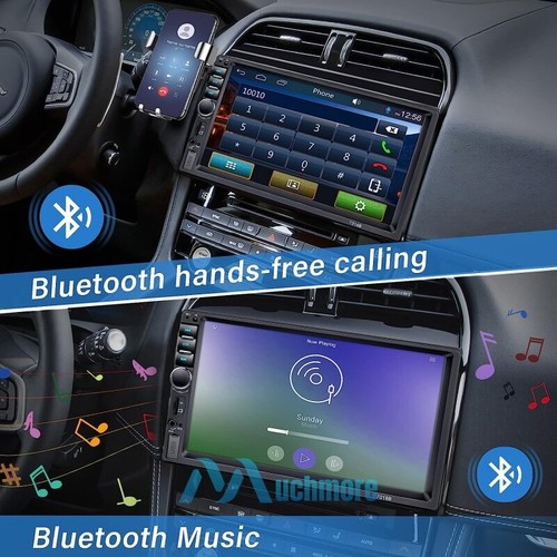 Double 2 Din 7" IOS/Android 13 Car Stereo GPS Navi Radio Bluetooth CarPlay w/Cam - Picture 6 of 20