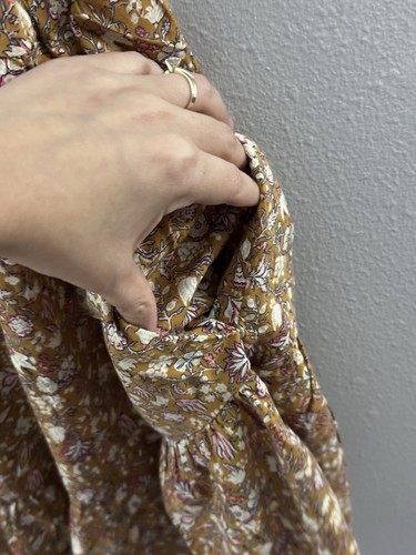 Old Navy Women Brown Tan Floral Print Cami Summer Dress size XS - Picture 6 of 10