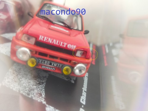 RENAULT 5 TURBO RALLYE LYON-CHARBONNIÈRES 1981 1/43 IXO NUEVO NEW MINT IN BOX - Imagen 4 de 5