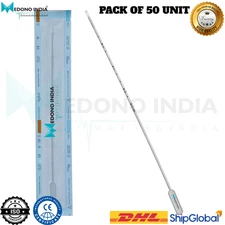 Pipelle Endometrial Biopsy Curette Sterile Sealed Pack of 50 pcs Gynecology