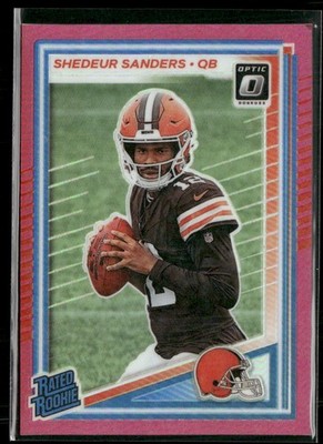 2025 Donruss Optic #203 Shedeur Sanders Pink