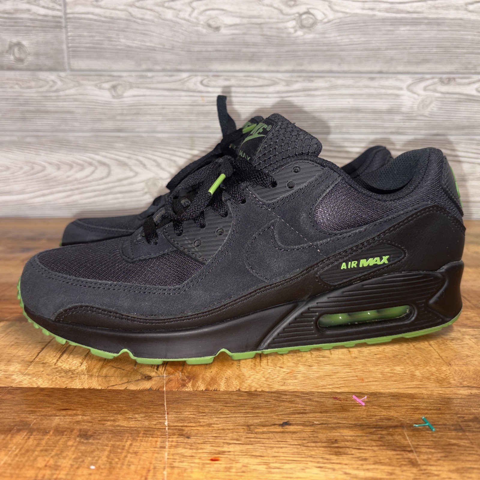 Nike Air Max 90 Black Chlorophyll - Men's Size 10 (DQ4071-005)
