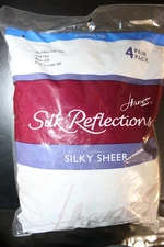 Hanes Silk Reflections Silky Sheer Control Top Sheer Toe 4 PACK CD Taupe 115784