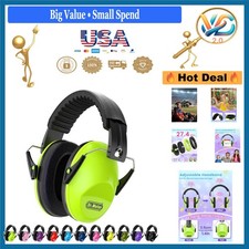 Kids  Adults Noise Cancelling Ear Muffs EM100 Adjustable Hearing Protection ...