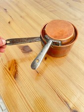 BELLE CASSEROLE SAUCIERE CUIVRE ÉTAMÉ  CUISINE PROFESSIONNEL type Villedieu