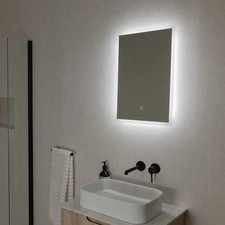 Pebble Grey Glendale 200.30.51 LED Bathroom Smart Mirror 50 X 70cm Brand New Box