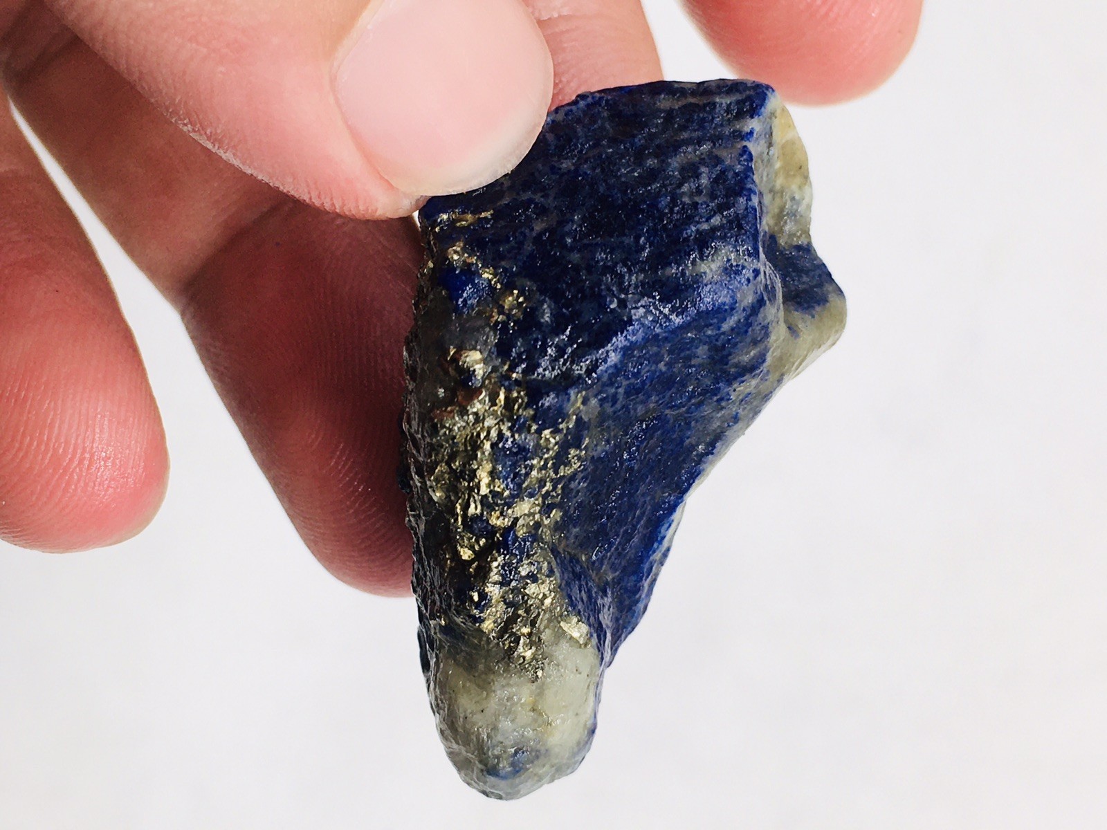 Raw Lapis Lazuli with Gold Pyrite Madani Origin Rough Gemstone A+++ RB1