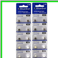 AG4 LR626 Alkaline Button Cell Batteries for Watches and Devices, 20 Pack