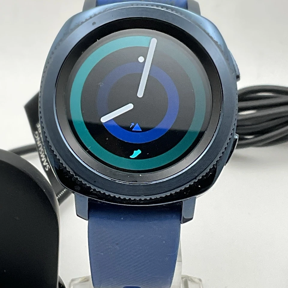 Samsung Gear Sport SmartWatch 43mm Blue Case Blue Band - SM-R600 Tested - Image 3 of 4