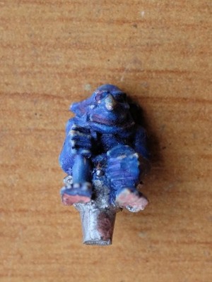 Snotling on Blood Bowl Helmet Potty Rude Metal Oldhammer 1980s Citadel Miniature