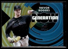 2022 Topps Generation Now Gold Trevor Rogers 67/75 Miami Marlins #GN-19