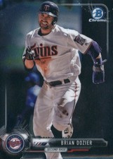 2017 Bowman Chrome #54 Brian Dozier - BB