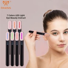PAKISS Portable 7-Color LED Light Therapy Eye/Face Massager Hot Compress