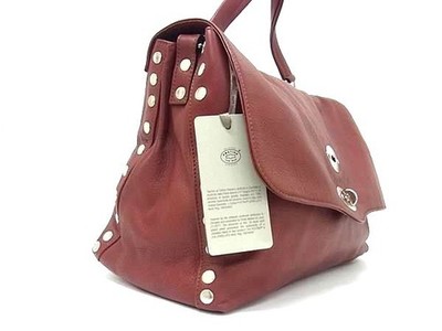 ZANELLATO Postina Leather 2 Way Shoulder Bag Red FT0554 | eBay
