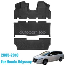 For 2005 2006 2007 2008 2009 2010 Honda Odyssey Tpe Floor Mats Liners 3 Row New