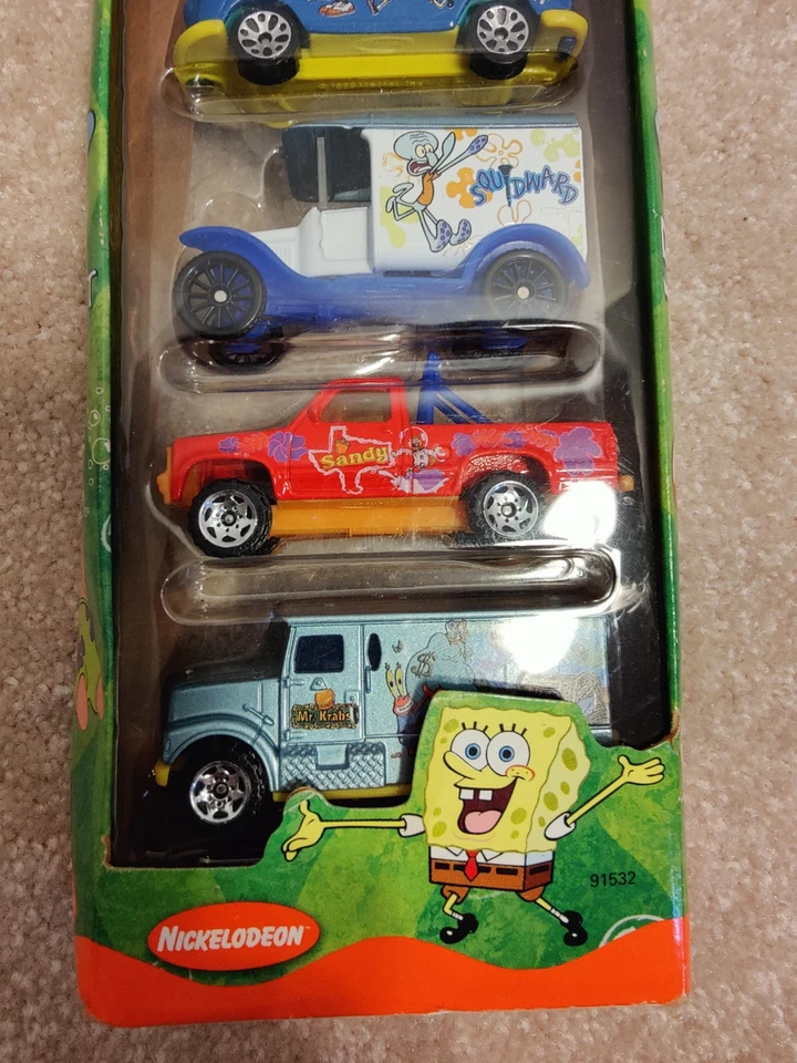 Matchbox Nickelodeon Spongebob Squarepants Gift Set 5-pack 2002 - Image 3 of 4