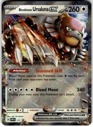 Bloodmoon Ursaluna ex 177 Scarlet & Violet Promo Card