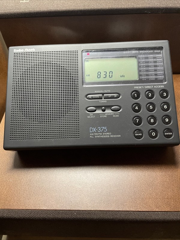 Radio Shack AM FM Stereo  Model Dx-375 Radio Receiver ShortwaveBroadcast Digital