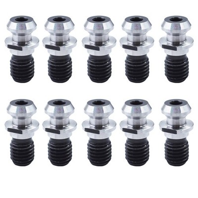 10 Pieces CAT40 45°.740''Coolant Pull Stud Retention Knob for Mazak Fadal HURCO