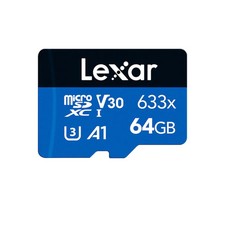 1x Lexar 633x 64GB Micro SD Card microSDXC UHS Card W/O SD Adapter Memory