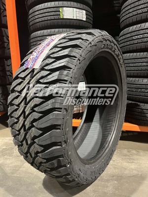 4 New American Roadstar M/T Mud Tires 33X12.50R22 114Q LRF 33 12.50 22 3312.5022