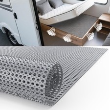 Gray Plactic Mattress Underlay 83" L x 59" RV Under Mattress Modular Interloc...