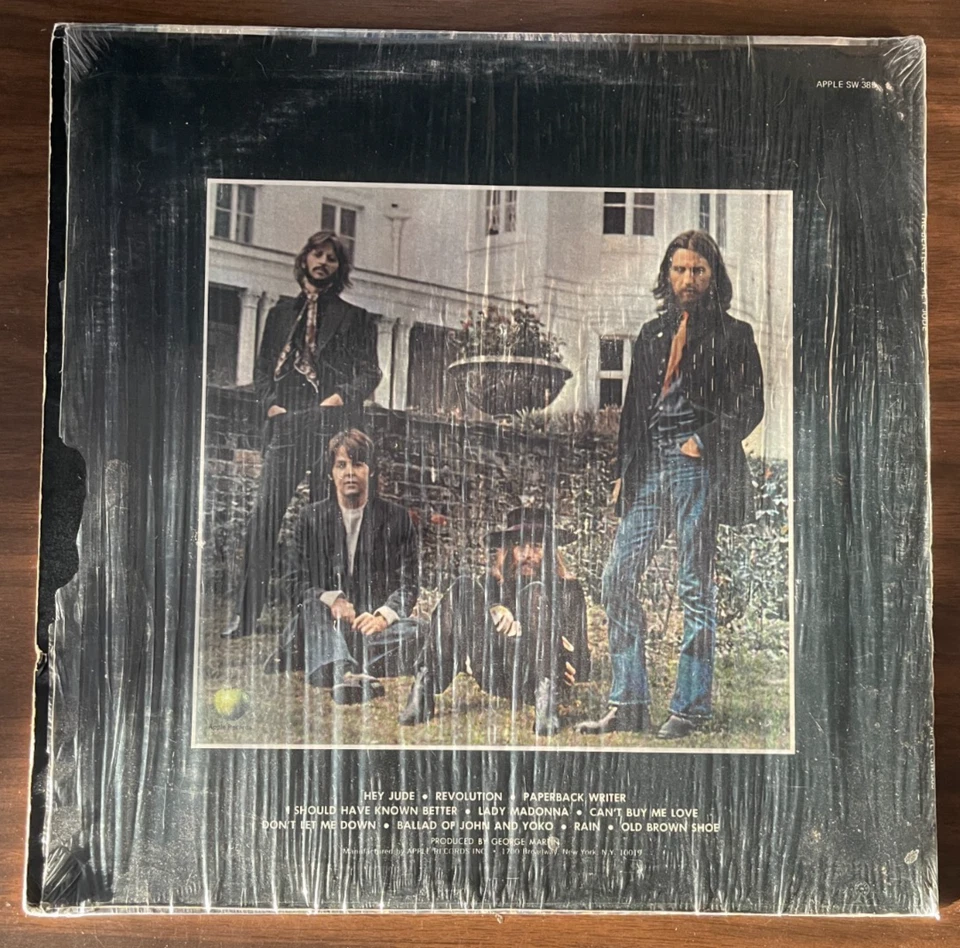 THE BEATLES HEY JUDE MEGA RARE HYPE STICKER FIRST US PRESSING SHRINKWRAP SO-385 Foto 3 de 4