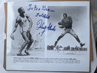 Woody Strode SIGNED Press Photo Goal Dust Book Tour UCLA American Actor Athlete — photo 1