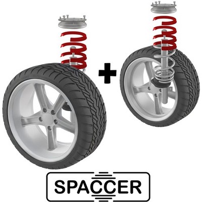 Meninggikan dengan spring Leak-Proof Seals dan SPACCER, spring meninggikan