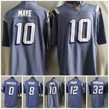 Tariffs​ Free! NE Patriots 2025 F.U.S.E Rivalries Collection Storm Blue Jersey.