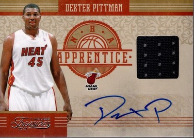 2010-11 Timeless Treasures NBA Apprentice Materials Sig. Dexter Pittman /50 BSK