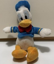 Disney Store Donald Duck Plush Doll Size Mini Bean Bag 8"