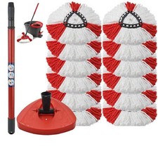 Ersatz Wischbezug für Vileda Turbo Wischmop Easy Wring Clean Moppkopf Mop Base